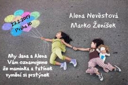 kreslené oznámení